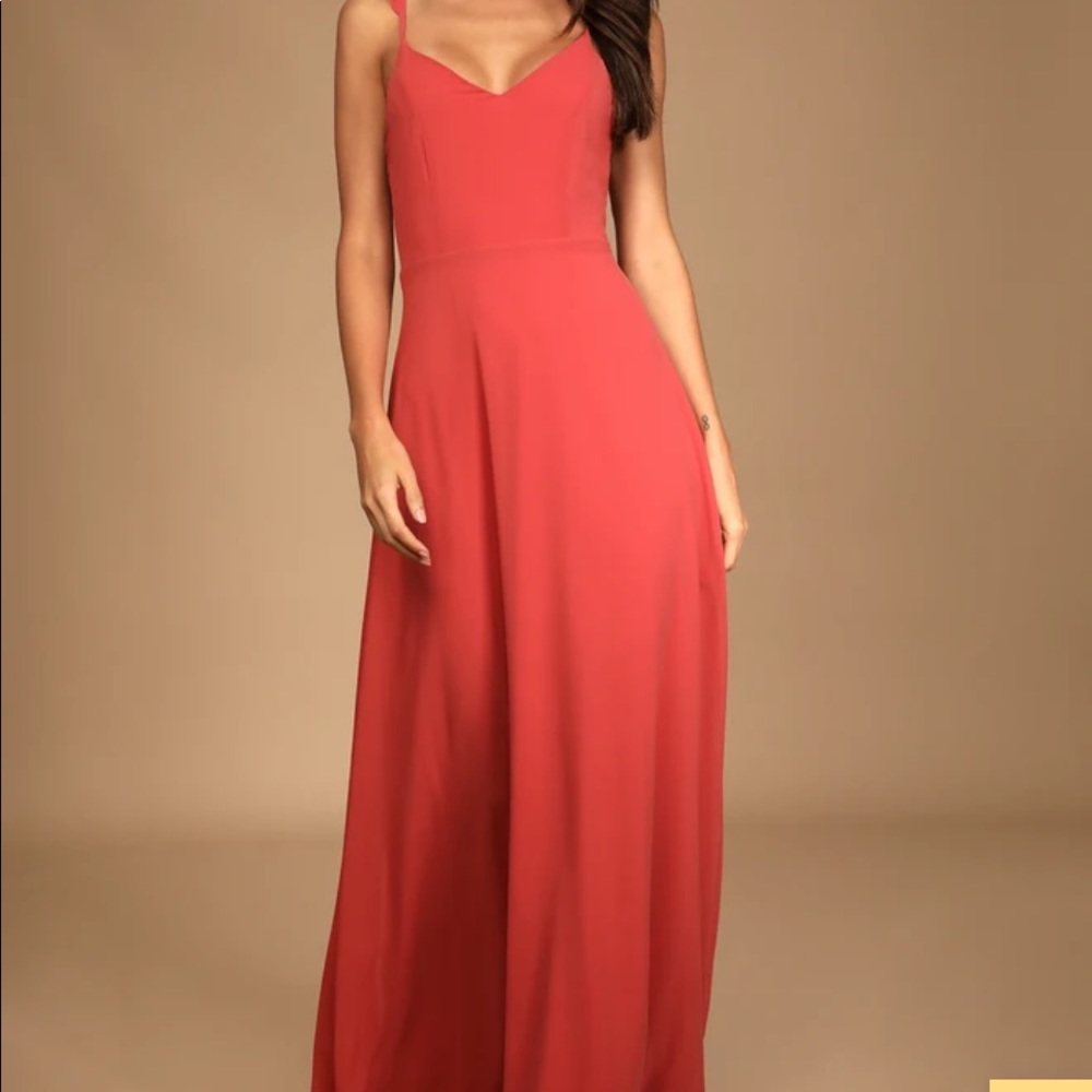 Lulu Rusty Rose Maxi Dress